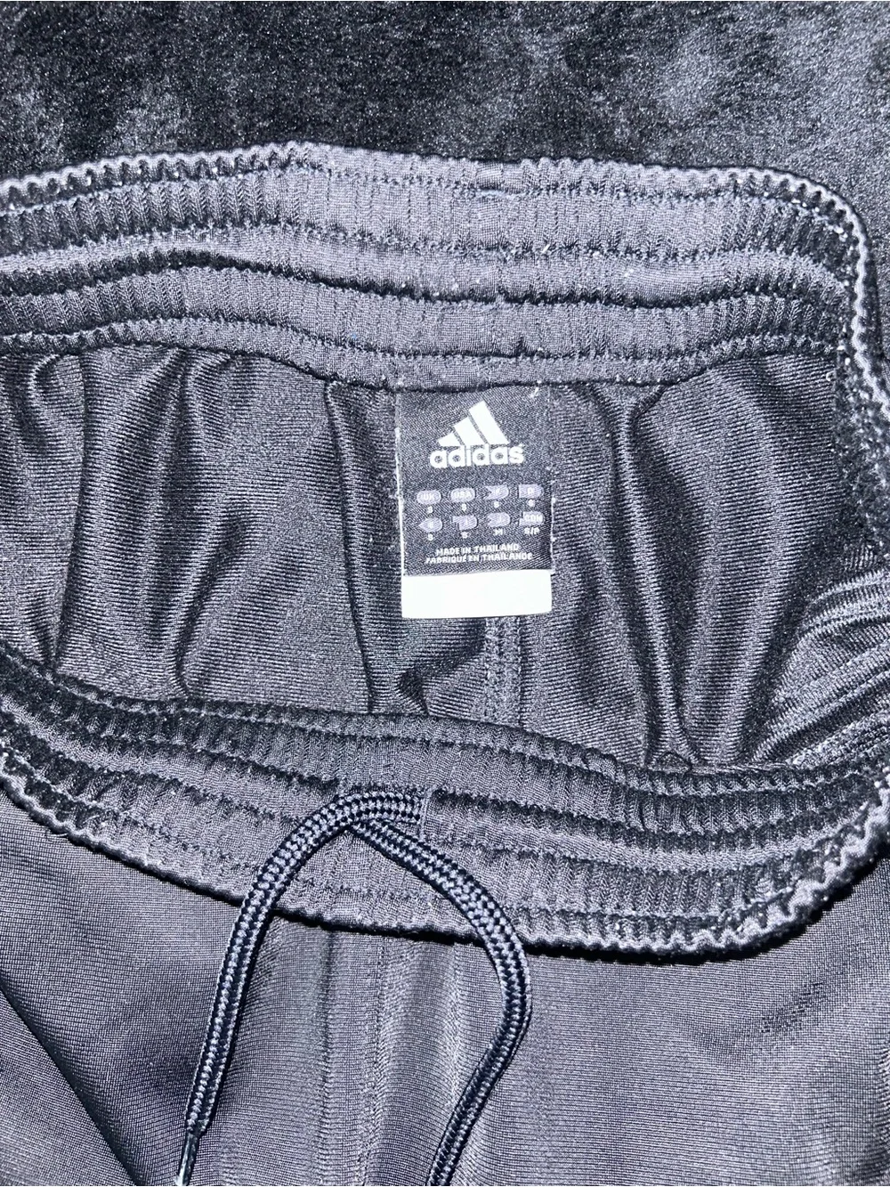 Vintage Y2k Adidas Sweatpants Men’s Small Black Loose Baggy Embroidery 3 Lines